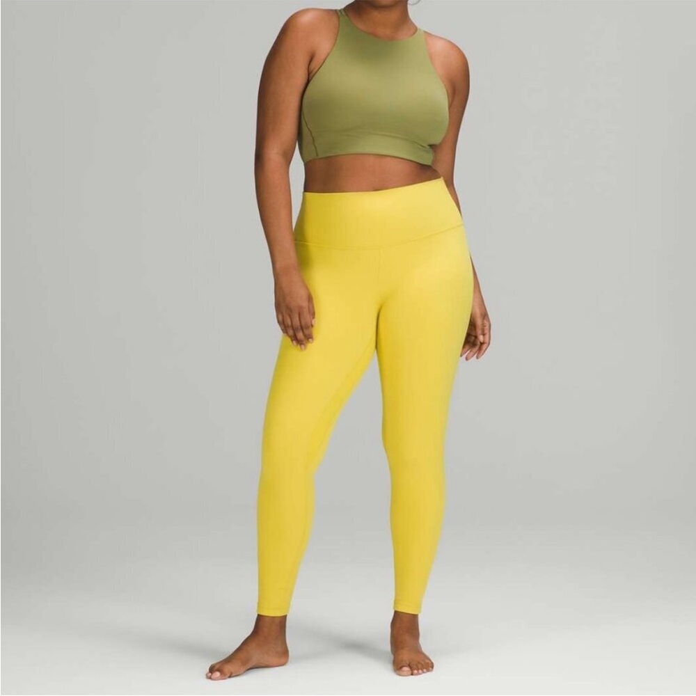 Lululemon Align High-Rise Pant 28"-Bright Yellow High Waisted Leggings- Size 8